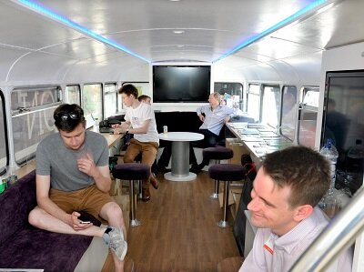 StartUp Britain tour bus